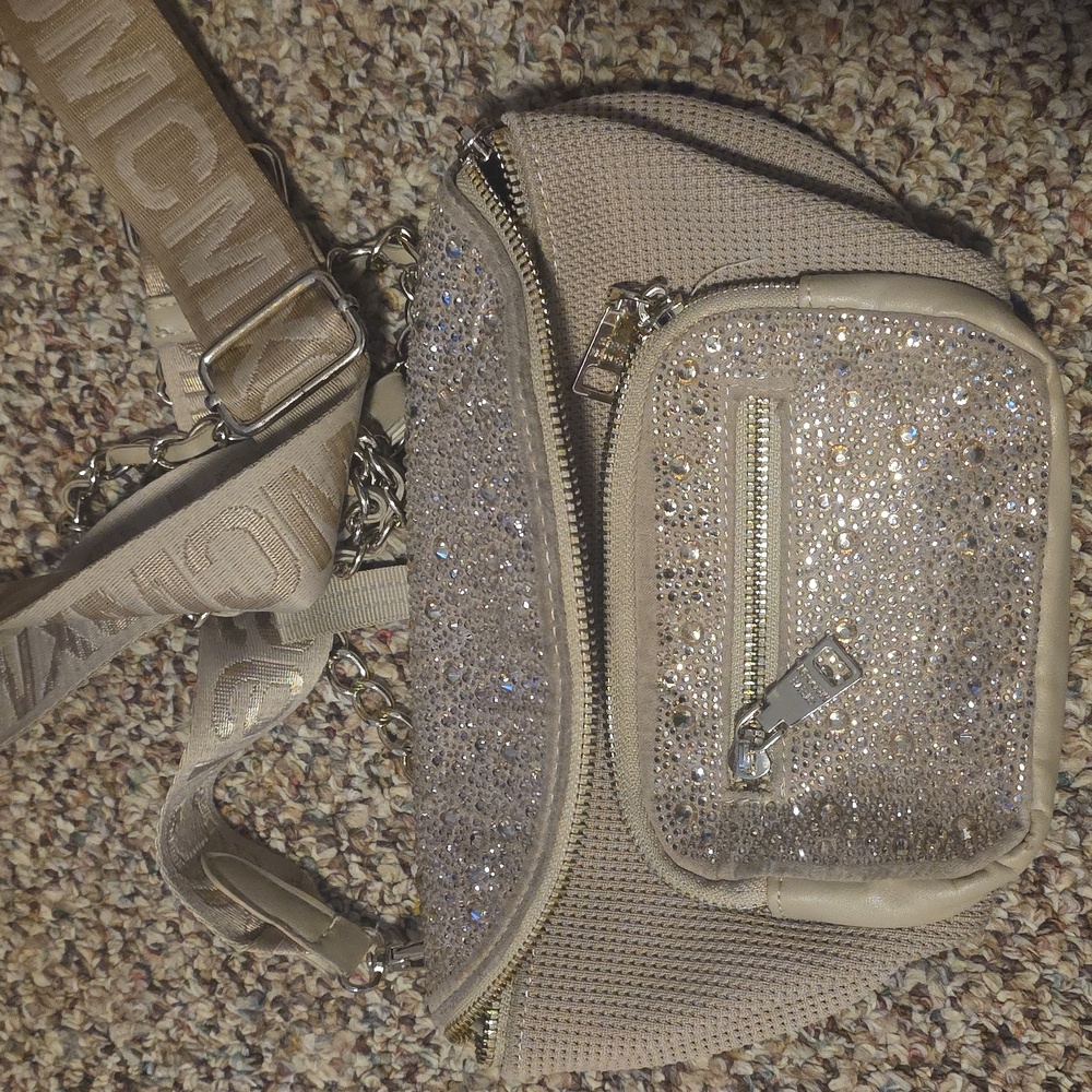 Steve Madden Gold Crossbody Bag